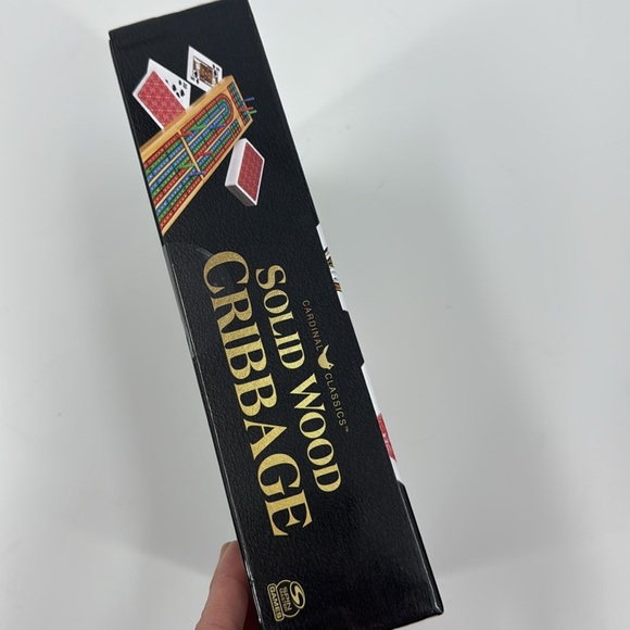 Cardinal Classics Solid Wood Cribbage Folding Gameboard - Picture 7 of 8